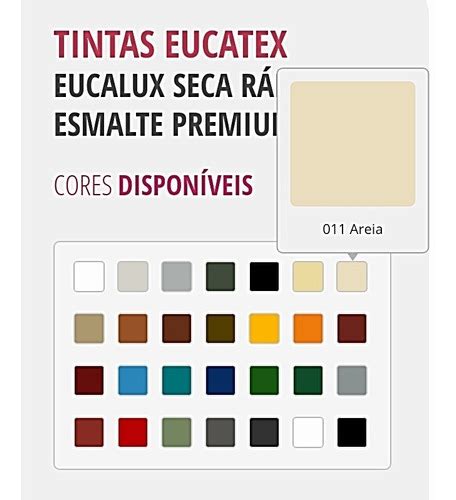 Esmalte Sintetico Eucalux Areia Brilhante 900 Ml Eucatex R 31 00