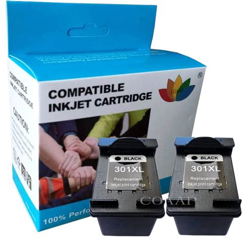 Compatible Hp 301 Xl Bk Refilled Ink Cartridge For Deskjet 1000 1050