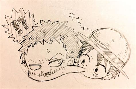 Katakuri Luffy | ビックマム, ルフィ, Onepiece イラスト