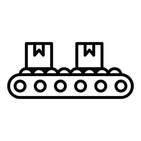 Conveyor Belt Icon Style Vector Art At Vecteezy