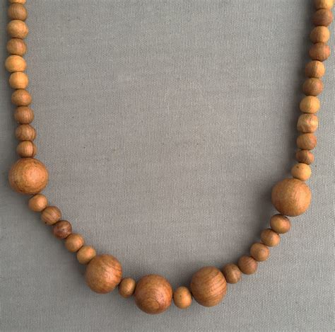 Wooden Bead Necklace