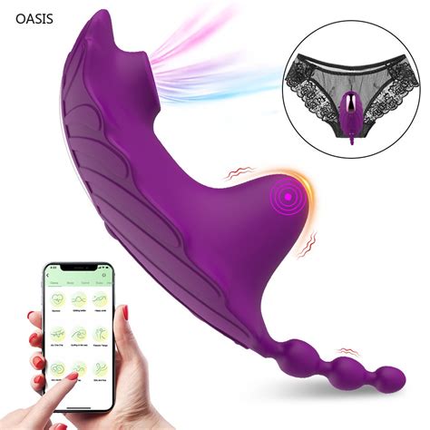 Vibrador Borboleta De Silicone Controle Remoto Sem Fio E 10 Modos