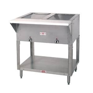 Advance Tabco SW E Electric Sealed Hot Food Wells Table W Drains V