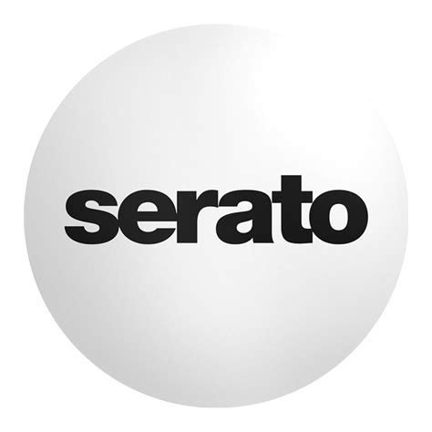 Serato Butter Rug Slipmat 12 White W Black Logo