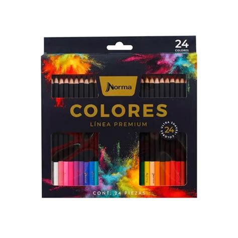 Colores Norma Premium x24 lápices Papelería el mayorista