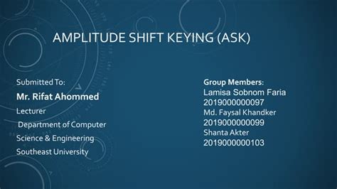 Amplitude Shift Keying Askpptx