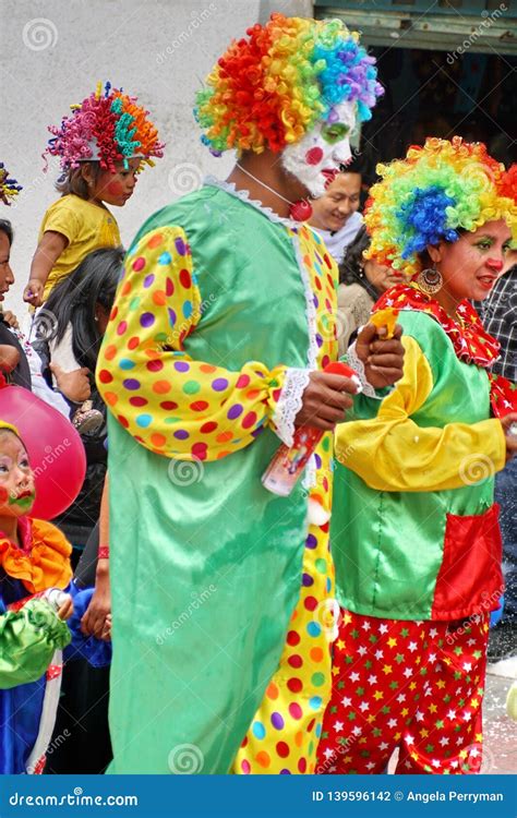 Carnival parade in Ecuador editorial photography. Image of holiday ...