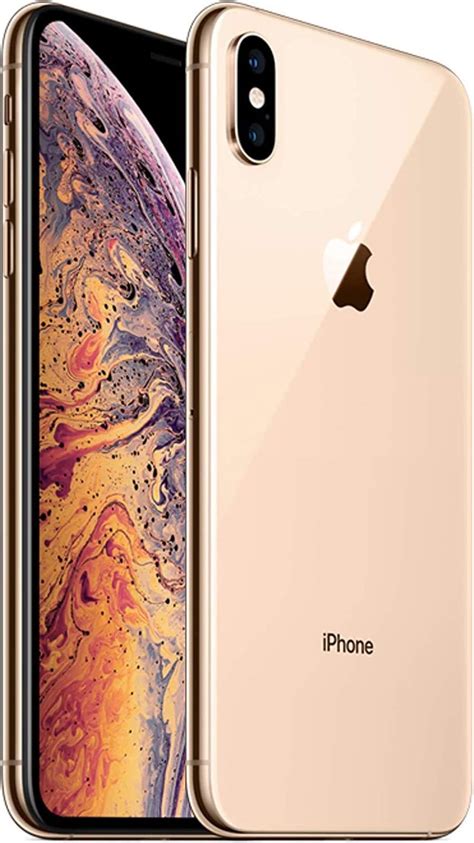 Apple Iphone Xs Max Dual Sim With Facetime Gb G Lte Gold Renewed