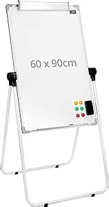 QWORK 90X60cm Whiteboard Ständer Flipchart Ständer Doppelseitiges