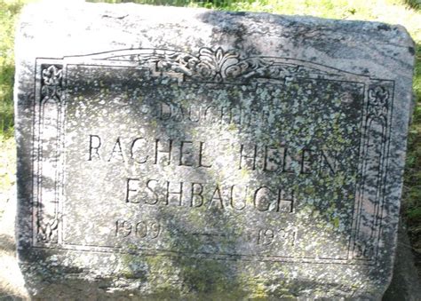 Rachel Helen Eshbaugh Find A Grave Memorial