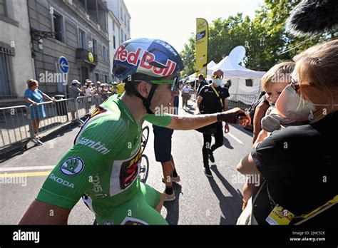 Belgian Wout Van Aert Of Team Jumbo Visma And His Wife Sarah De Bie