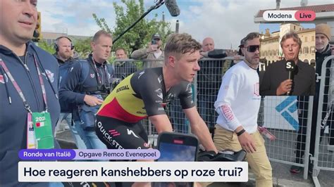 Remco Evenepoel Stapt Met Corona Uit De Giro Denk Niet Dat De Tour Nu