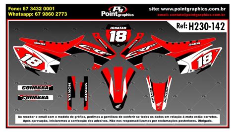 Kit Grafico Crf230 Ano 2015 2018 Point Graphics Pgraphix