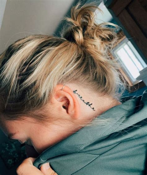 Creative Behind The Ear Tattoos For Women Behind Ear Tattoos