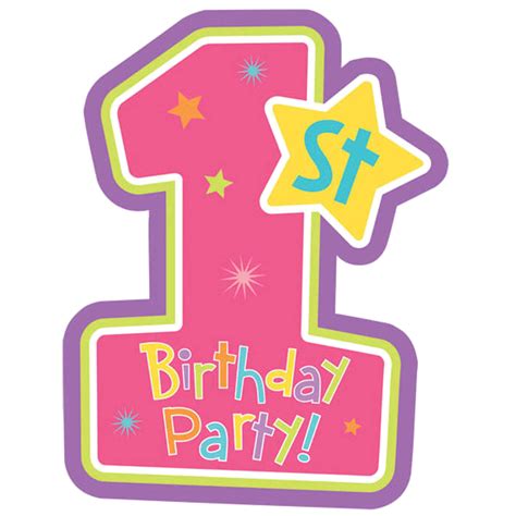 st birthday png images transparent