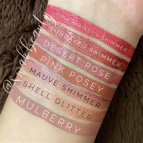 Sunbaked Shimmer Desert Rose ShadowSense Comparison Swatches Mary