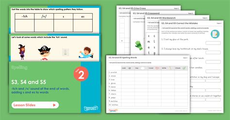 Year 2 Spelling Resource Pack S3 S4 And S5 Classroom Secrets Classroom Secrets