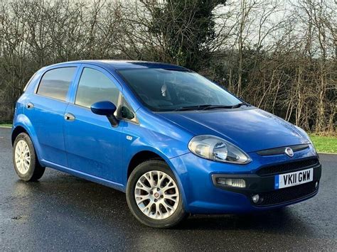 2011 FIAT PUNTO 1 4 EVO ACTIVE BLUE 5 DOORS LOW MILES FAULTLESS DRIVE