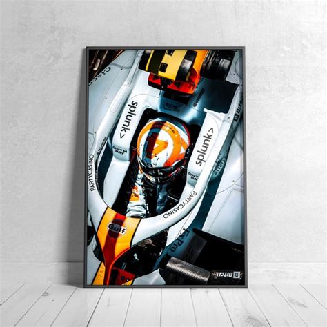 Canvas Wall Art Lando Norris Etsy