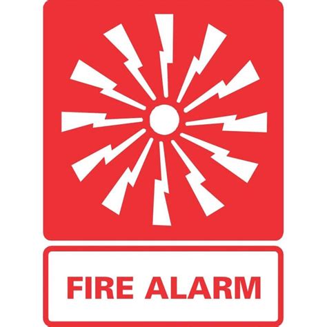 Fire Alarm Sign 3 Fire Service Signs Shop Safety Signs Signsmart