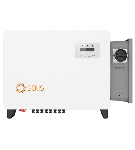 30K 60K Solis Three Phase Inverter 208Vac C I Solar Inverter