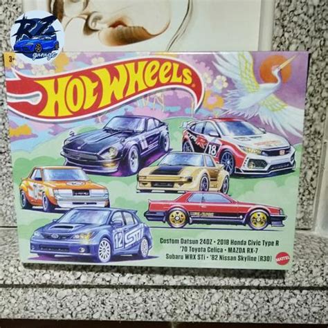 Jual Hot Wheels Japan Theme Multipack Cars Set Isi Datsun Z Civic Skyline R Mazda Rx