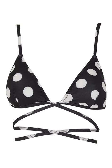 Buy Defacto Regular Fit Polka Dot Bikini Top Online Zalora