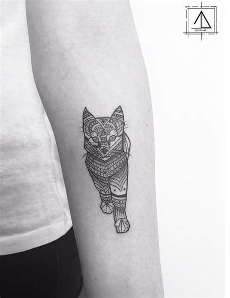 26 Cat Mandala Tattoo Design MarkyMaryisa