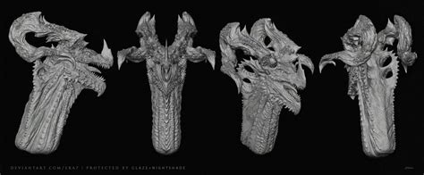 Dragon 3D Head Reference by ERA7 on DeviantArt