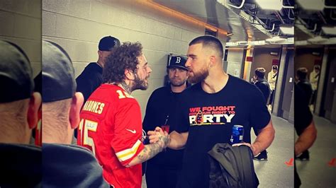 Post Malone Has An Even More Permanent Tie To Travis Kelce Than Taylor Swift