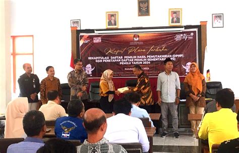 Kpu Kendal Gelar Rapat Pleno Terbuka Rekapitulasi Dphp Dan Penetapan