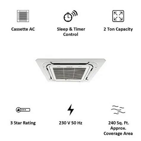 Hitachi 2 Ton 3 Star Cassette Ac At Rs 68500 Hitachi Air Conditioner