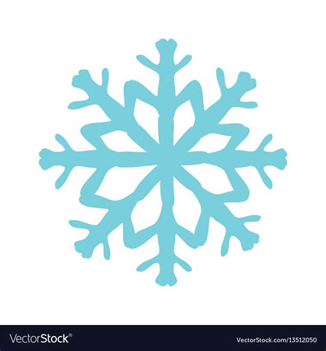 Christmas snow icon Royalty Free Vector Image - VectorStock