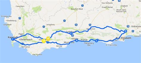 Südafrika Reiseroute für 2 Wochen Kapstadt Garden Route