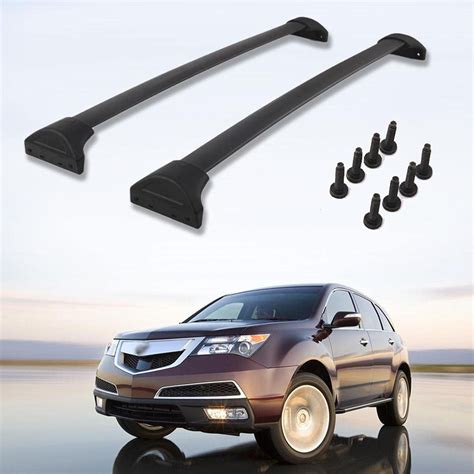 Nixface Cross Bar Fit For Acura Mdx Black Roof Cargo Rack