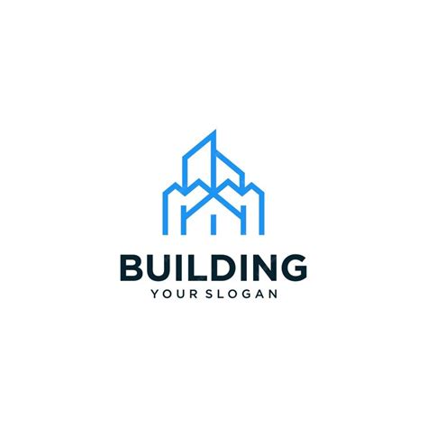 Premium Vector | Vector building logo design