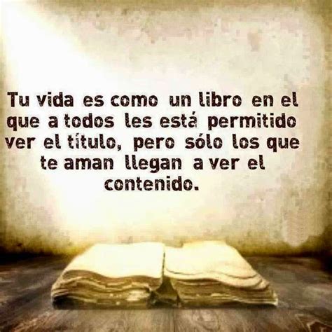 Tu Vida Es Como Un Libro Frases De Vida Y Reflexión