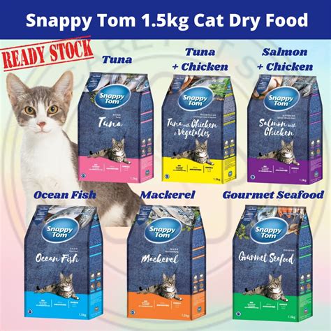 Snappy Tom Kg Dry Food Cat Kibbles Makanan Kucing Kering Tuna