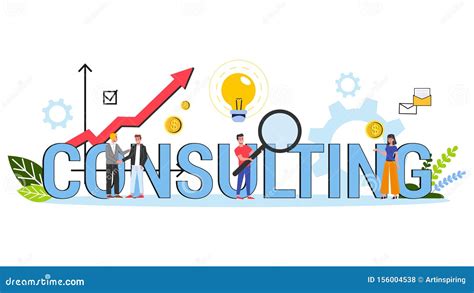 Business Consulting Concept Idea Of Strategy Management Stock Vector