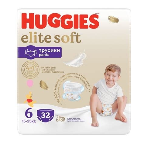 Scutece Pants Elite Soft Nr 6 15 25 Kg 32 Buc Huggies Bebe Tei