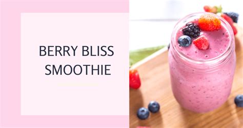 Berry Bliss Smoothie Perfect Pelvic Floor