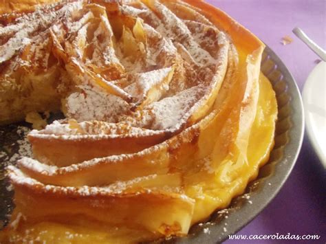 Tarta De Pasta Filo O Ruffled Milk Pie Caceroladas