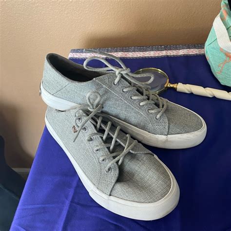 Lamo Shoes Lamo Grey Canvas Sneaker Tennis Shoe Vita Style Size 8