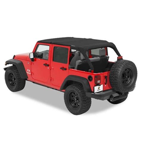 Jeep Wrangler JK Safari Bikini Top Black Diamond