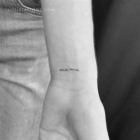 Mama Temporary Tattoo - Set of 3 – Little Tattoos