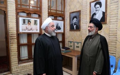 Imam Khomeini Iranian President Hassan Rouhani Visited The Historic