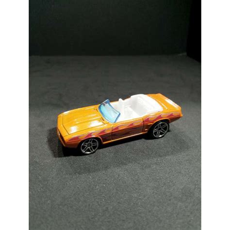 HOT WHEELS 風火輪 CAMARO TM GM 火焰配色 橘色 敞篷 全新散車 附膠盒 蝦皮購物