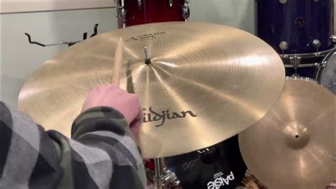 20” Zildjian A Mini Cup Ride Cymbal 2990g Youtube