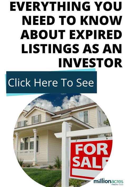 Expired Listings For Investors