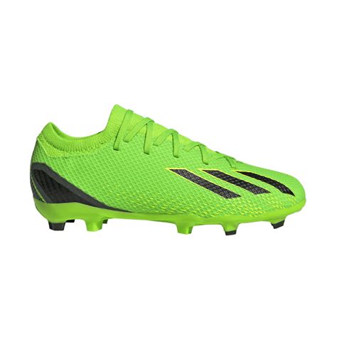 adidas Kids X Speedportal.3 FG Football Boots Green | BMC Sports